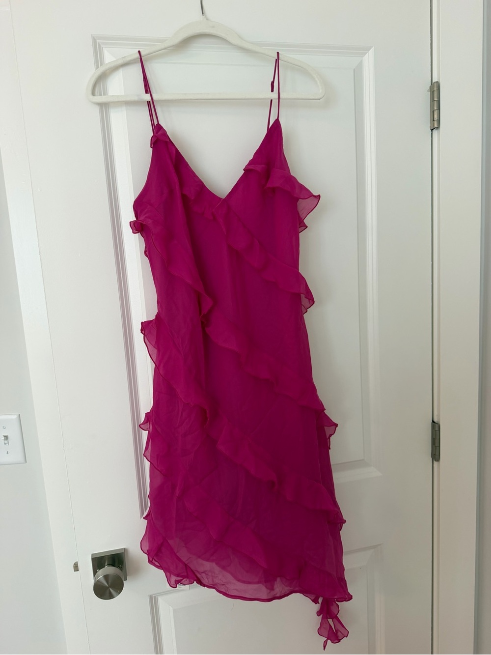 Abercrombie & Fitch All-Over Ruffle Mini Dress